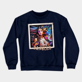 Bangles (artwork of hair flowing girl) Crewneck Sweatshirt